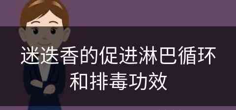 迷迭香的促进淋巴循环和排毒功效